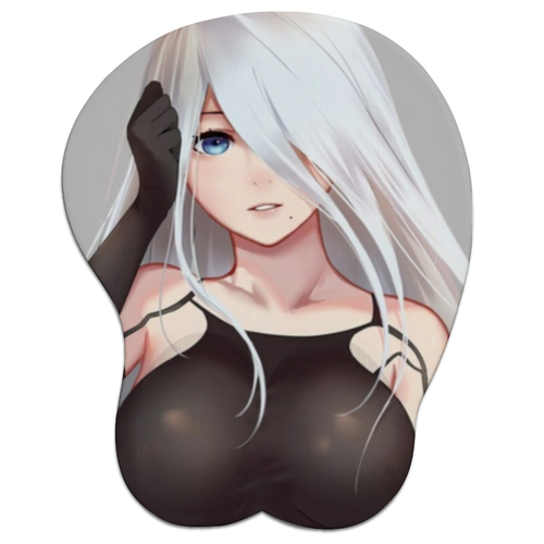 3D Boobs Mousepad - A2 Nier Automata Oppai Tits Mouse Pad