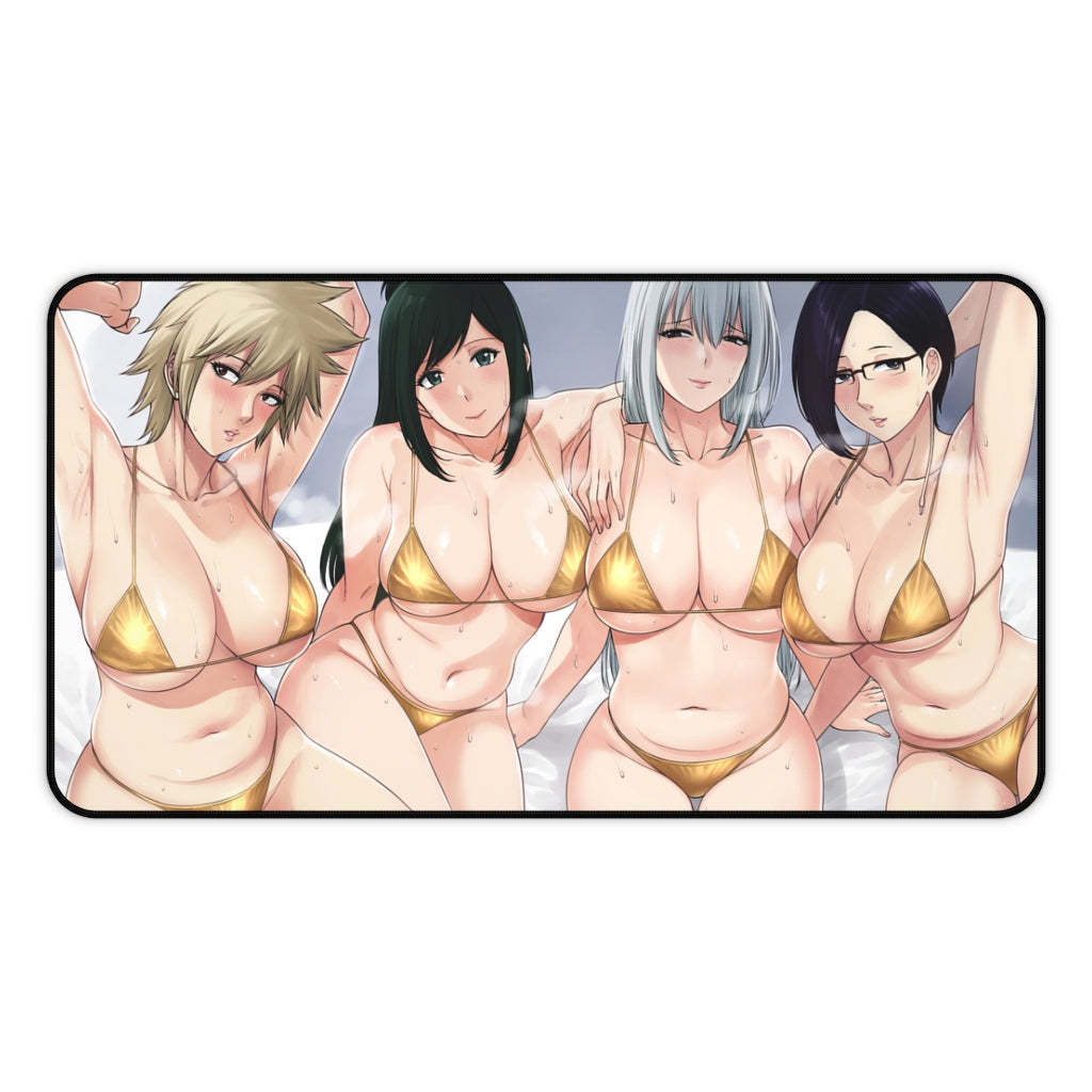 My Hero Academia Milf Bikini Gang Anime Mousepad - Large Desk Mat - Ecchi Mouse Pad - MTG Playmat