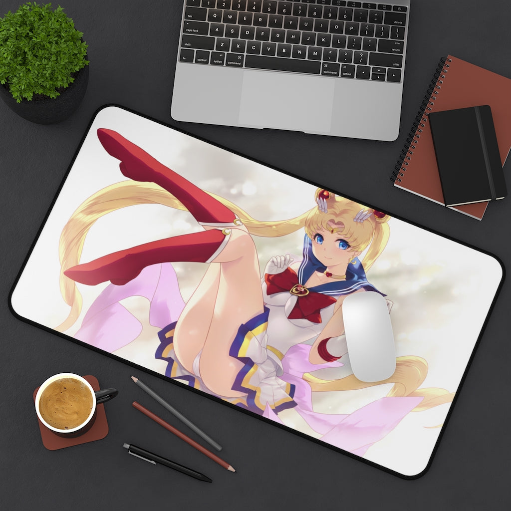 Sailor Moon Ecchi Mousepad - Tsukino Usagi Desk Mat - Large Mouse Pad - MTG Playmat