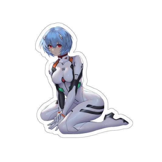 Neon Genesis Evangelion Waterproof Sticker - Ecchi Anime Vinyl Decal - Ayanami Rei Bodysuit