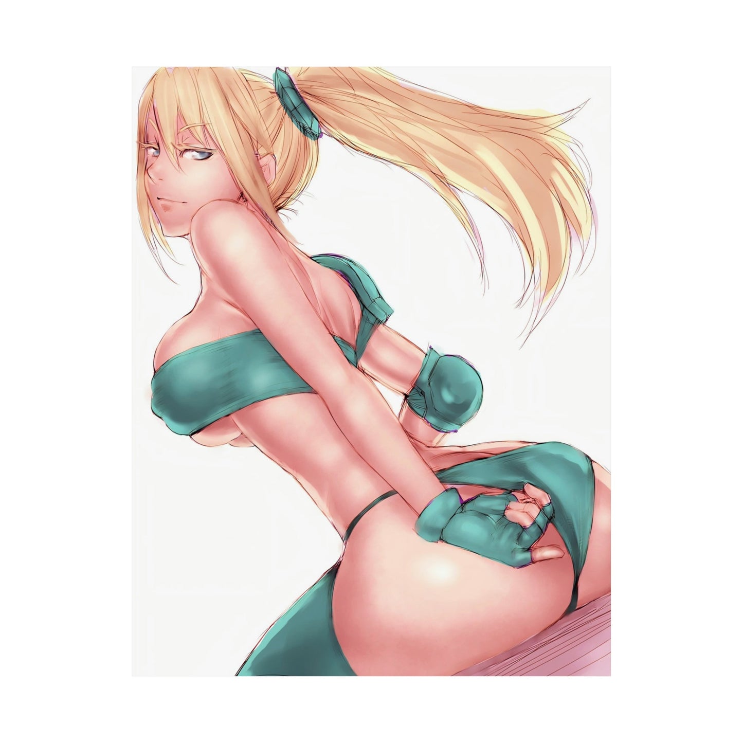 Sexy Samus Aran Metroid Poster - Lewd Premium Matte Vertical Poster - Adult Wall Art