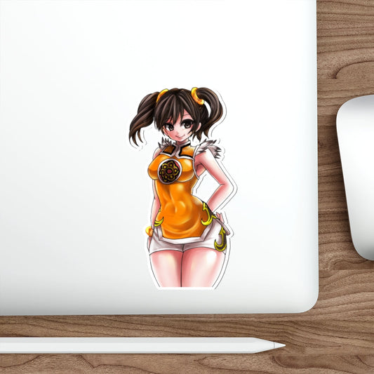 Tekken Sexy Ling Xiaoyu Waterproof Sticker - Ecchi Vinyl Decal