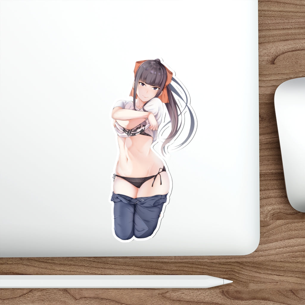 Sexy Undressing Narberal Gamma Overlord Waterproof Sticker - Ecchi Vinyl Decal