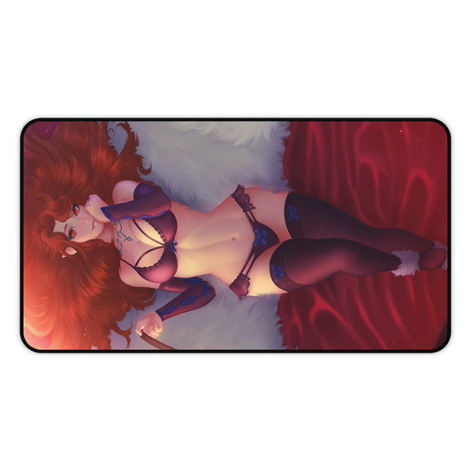 Sexy Lenore Castlevania Gaming Desk Mat - Non Slip Anime Acchi Mousepad