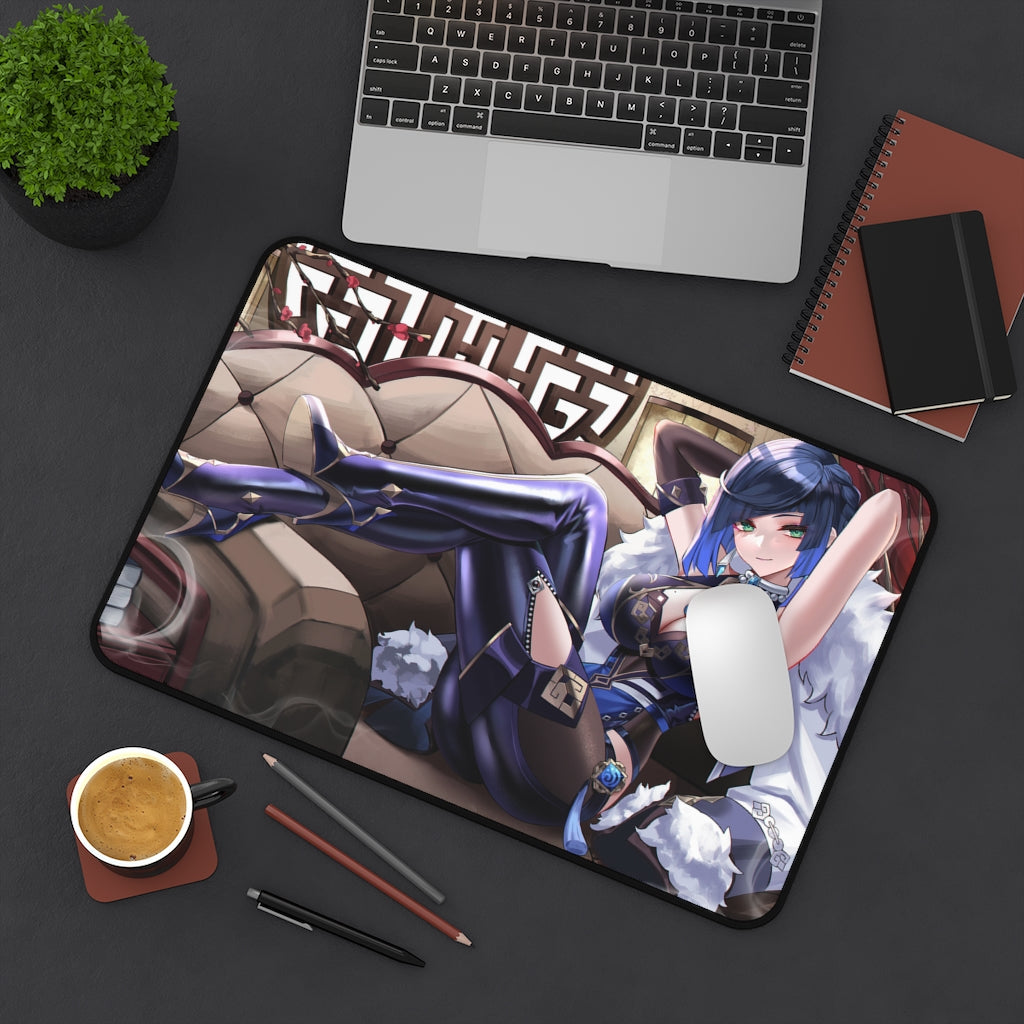 Genshin Impact Sexy Yelan Desk Mat - Non Slip Mousepad