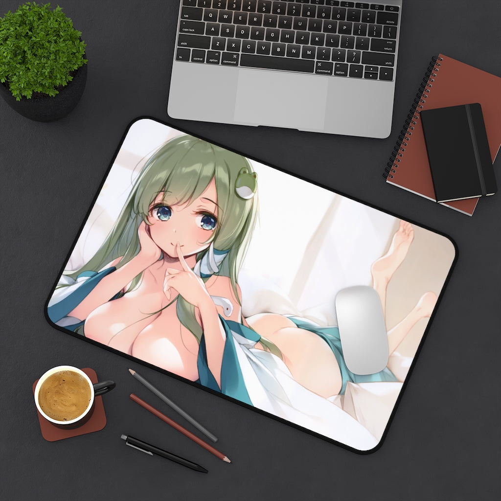 Touhou Sexy Mousepad - Nude Boobs Sanae Desk Mat - Ecchi Playmat