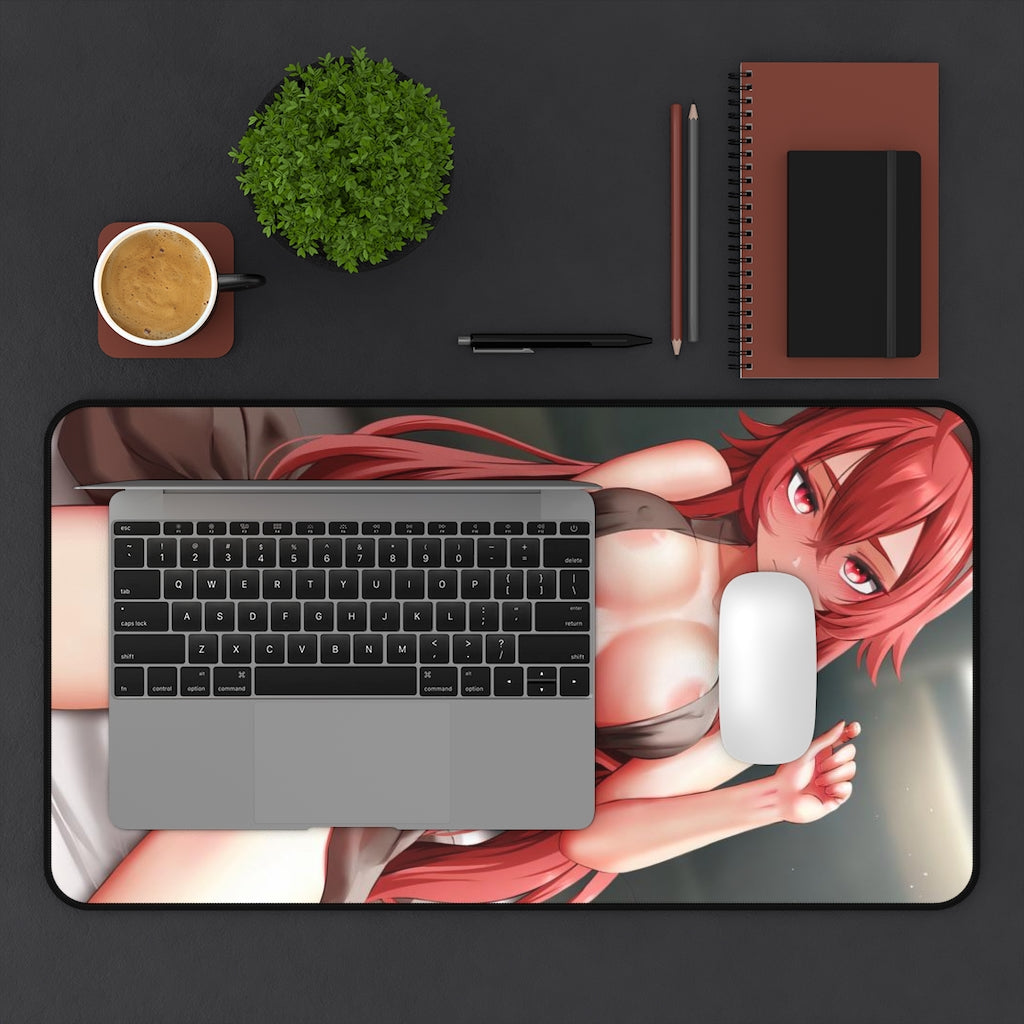 Sexy Lingerie Eris Greyrat Mushoku Tensei Desk Mat - Non Slip Mousepad