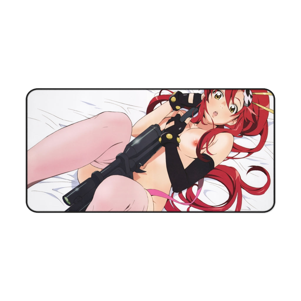 Gurren Lagann Anime Mousepad - Yoko Littner Gun Ecchi Large Desk Mat - Mouse Pad - MTG Playmat