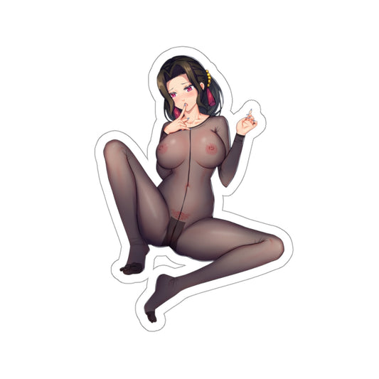 Kibutsuji Muzan Demon Slayer Hentai Nude Pantyhose Waterproof Sticker - Ecchi Vinyl Decal