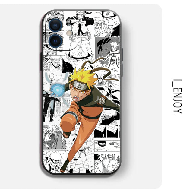 Naruto iPhone Case For iPhone 13/12/11/X/8/7 - Soft Silicone TPU