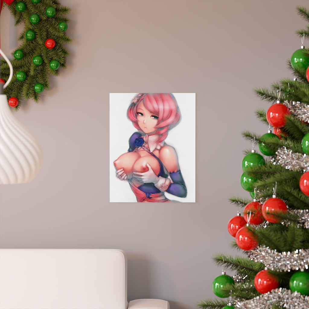 Alisa Boskonovich Tekken Poster - Lewd Premium Matte Vertical Poster - Adult Wall Art