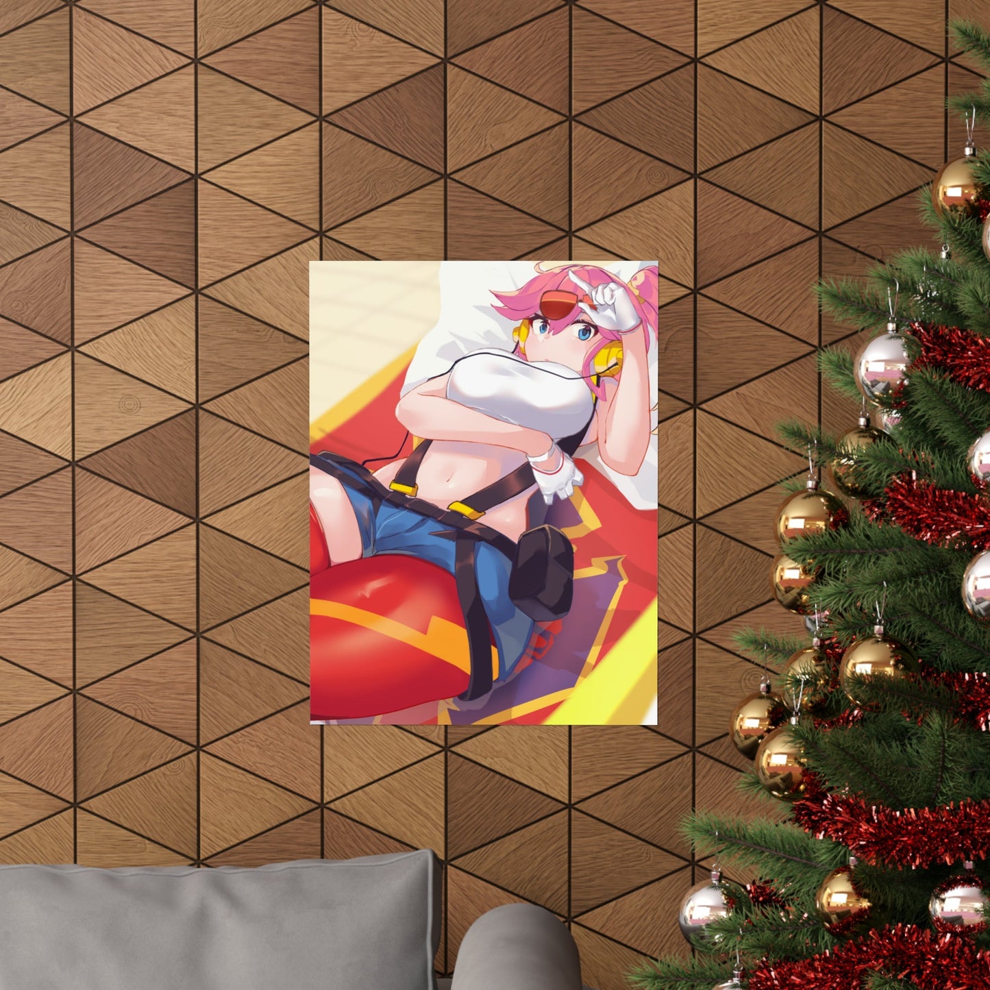 Promare Anime Poster - Aina Wall Art Print - Manga Decor - Premium Matte Vertical Poster