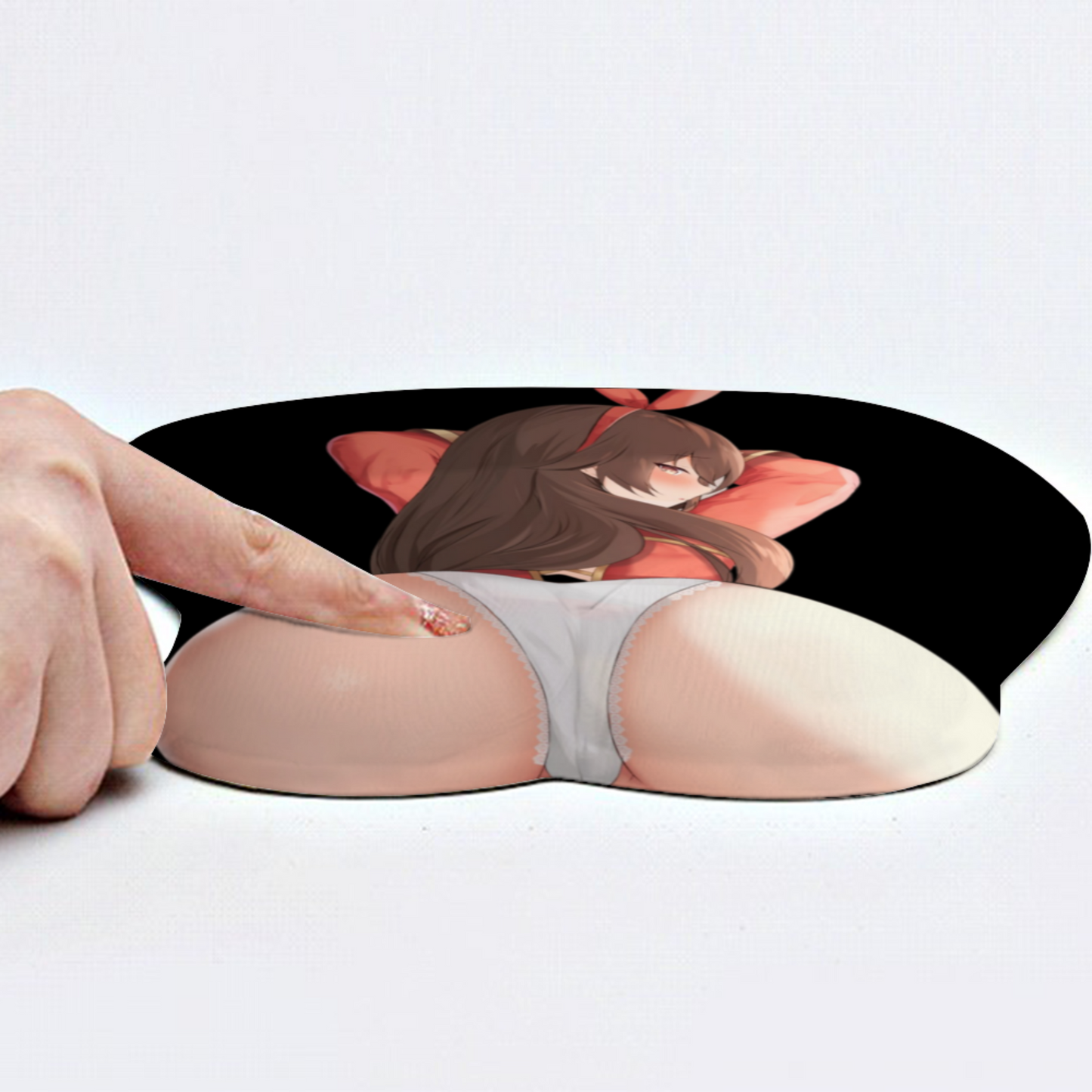 3D Butt Mousepad - Amber Genshin Impact Thick Booty Mouse Pad