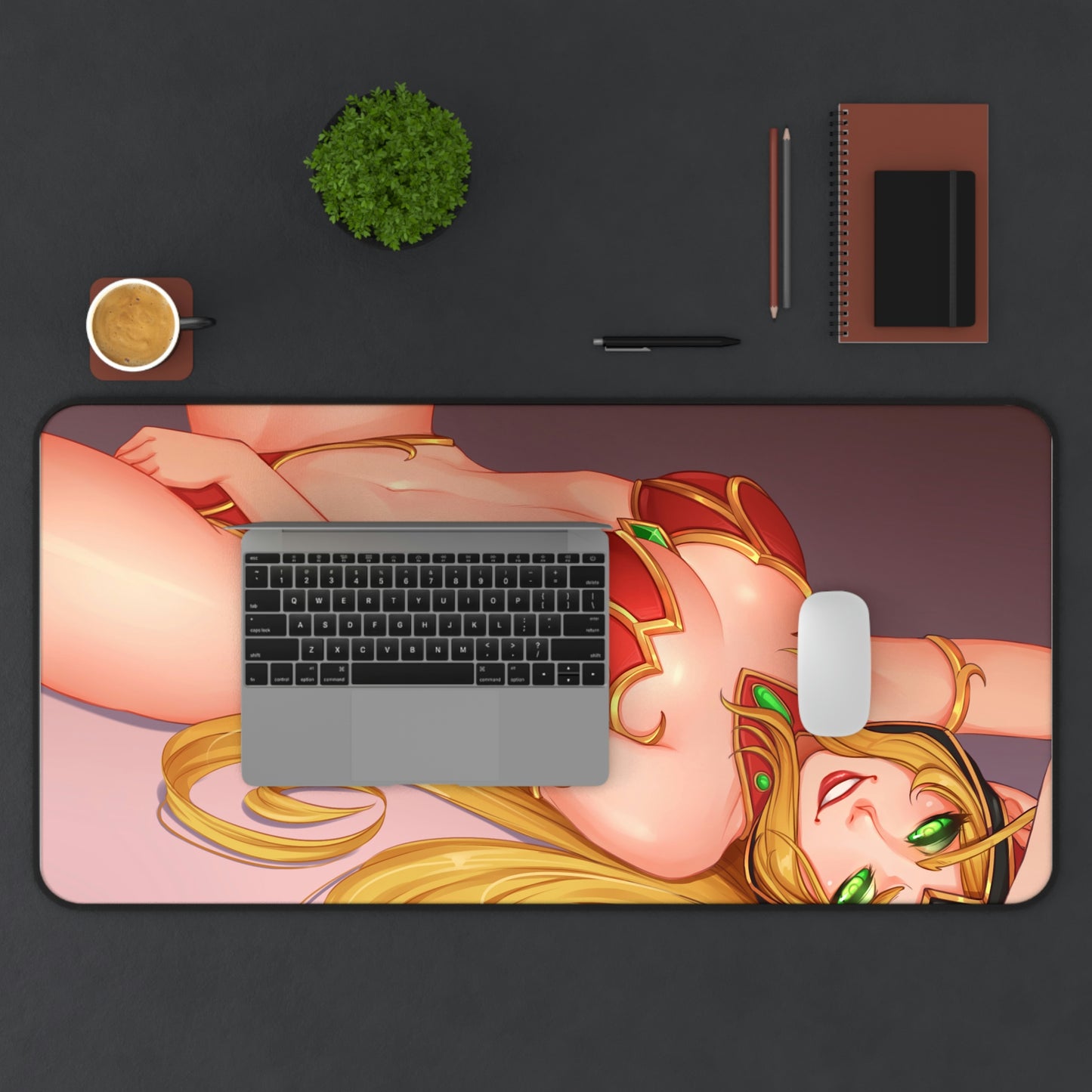 Warcraft Sexy Valeera Sanguinar Mousepad - Non Slip Gaming MMORPG Desk Mat