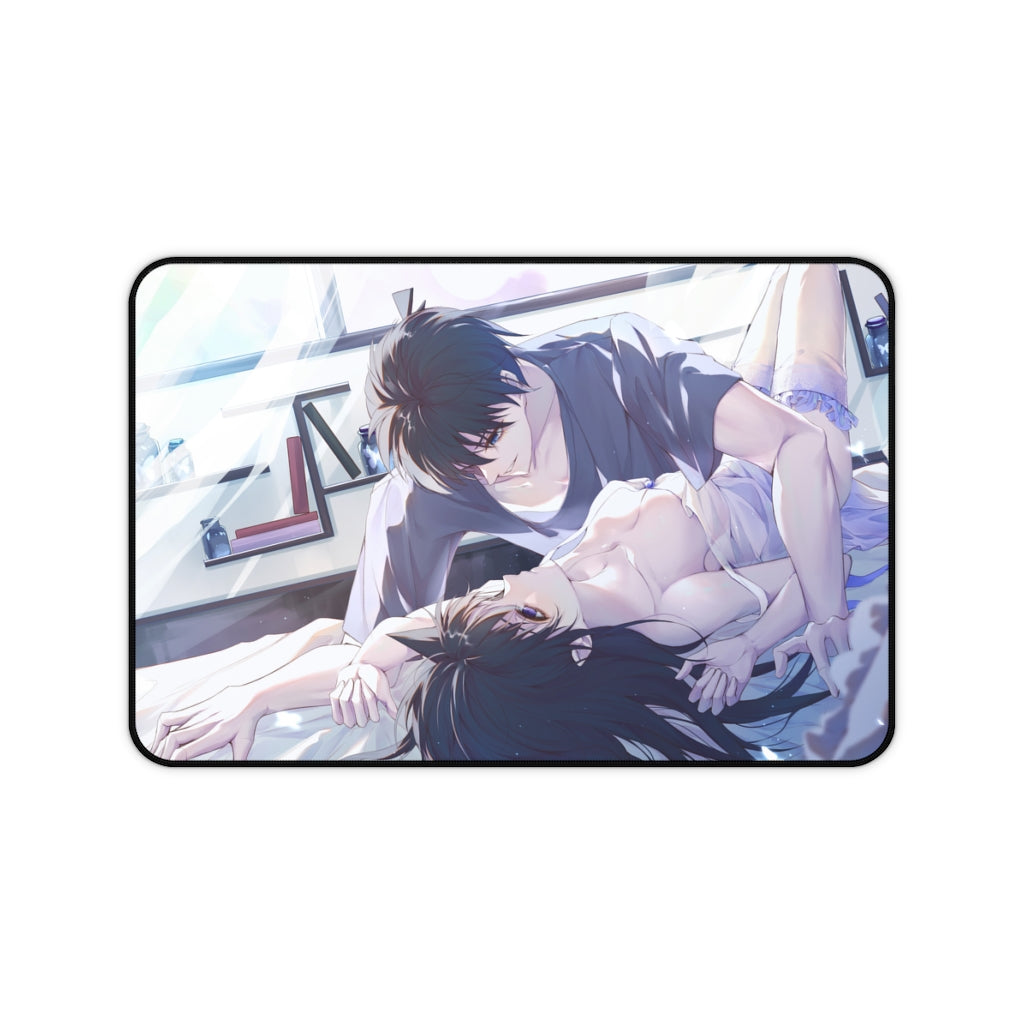 Detective Conan Sexy Shinichi Kudo and Ran Mouri Manga Desk Mat - Anime Mousepad - Non Slip Playmat