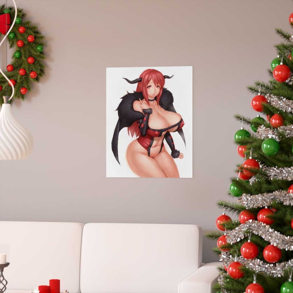 Maou Maoyuu Maou Yuusha Poster - Lewd Premium Matte Vertical Poster - Adult Wall Art