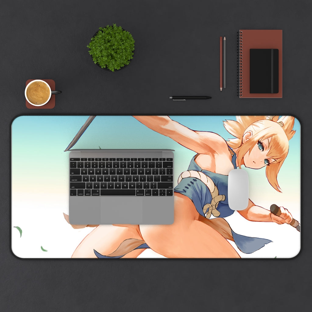 Sexy Kohaku Butt Dr Stone Gaming Desk Mat - Anime Mousepad - Sexy Girl Playmat