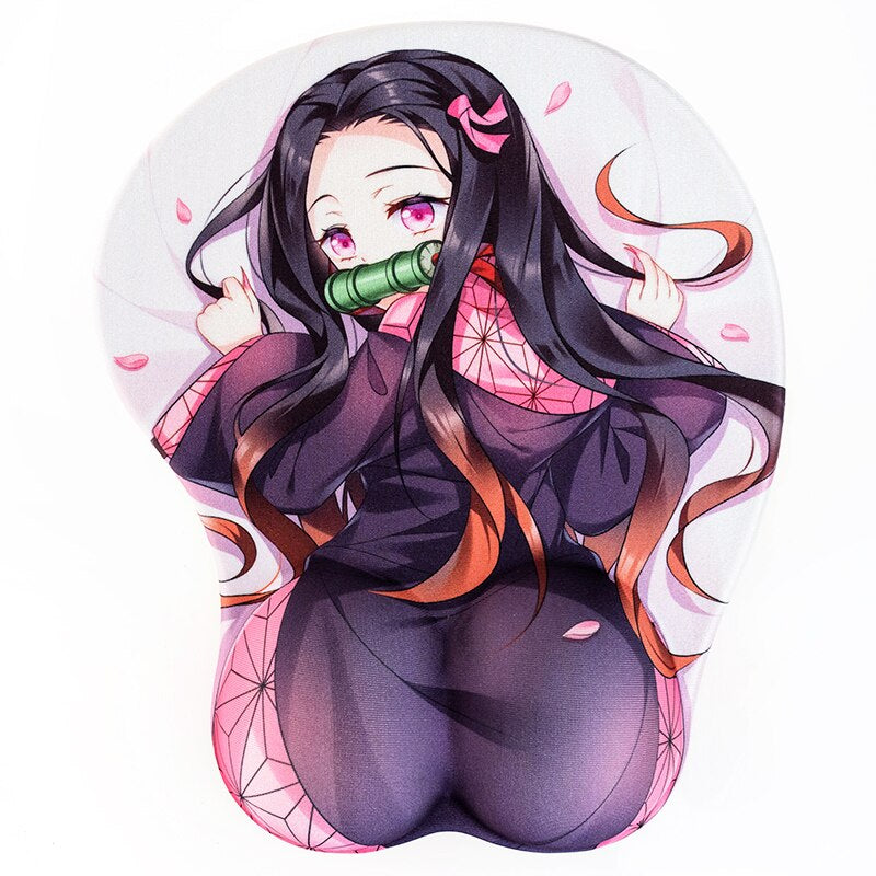 3D Butt Mousepad - Demon Slayer Nezuko Kamado Thick Ass Mouse Pad