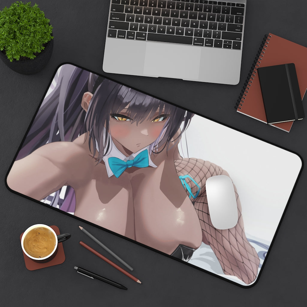 Blue Archive Ecchi Mousepad - Kakudate Karin Large Desk Mat - Playmat - Sexy Bunny Girl Waifu