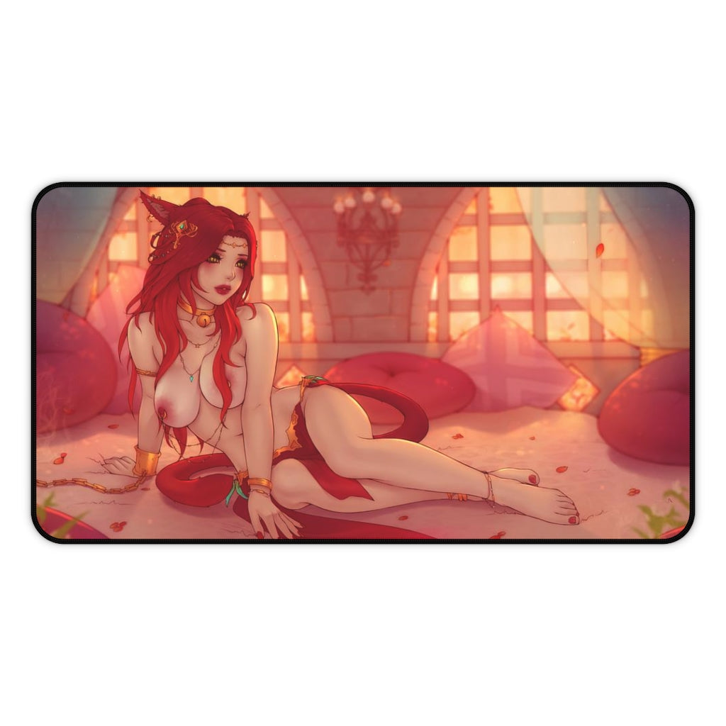 Sexy Oriental Outfit Avatar Final Fantasy 14 Desk Mat - Non Slip Mousepad