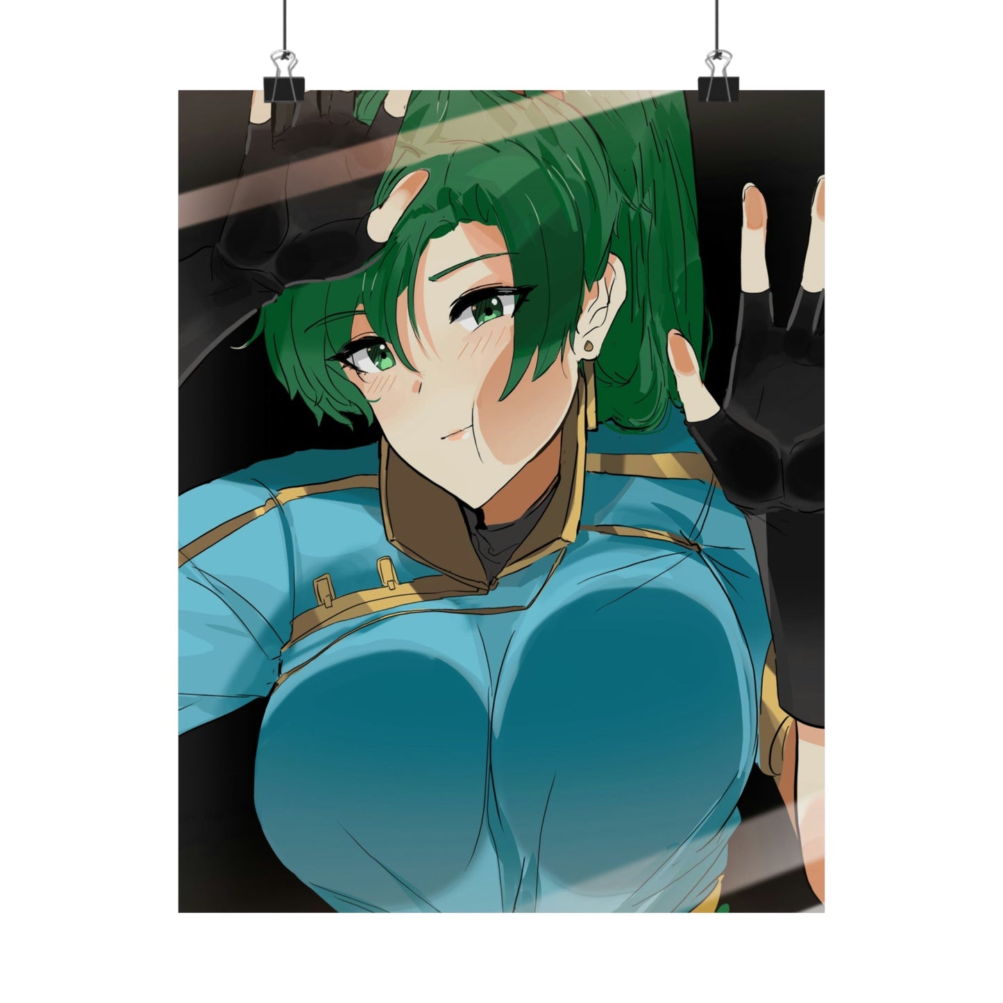 Lyn Fire Emblem Boobs Press Poster - Lewd Premium Matte Vertical Poster - Adult Wall Art