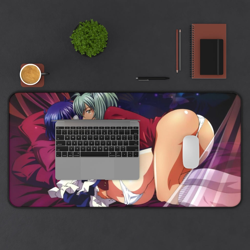 Ikkitousen Sexy Mousepad - Lu Meng And Ryofu Desk Mat - Ecchi Playmat