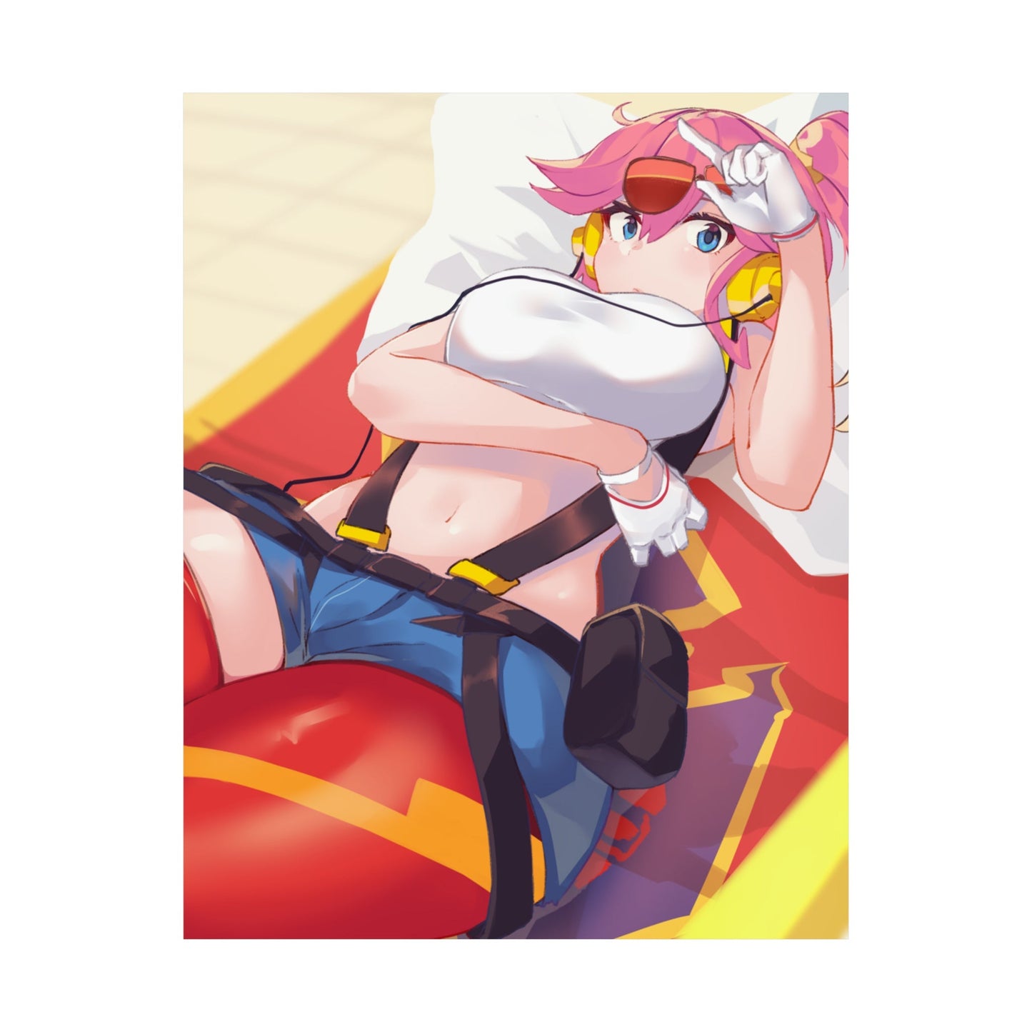 Promare Anime Poster - Aina Wall Art Print - Manga Decor - Premium Matte Vertical Poster