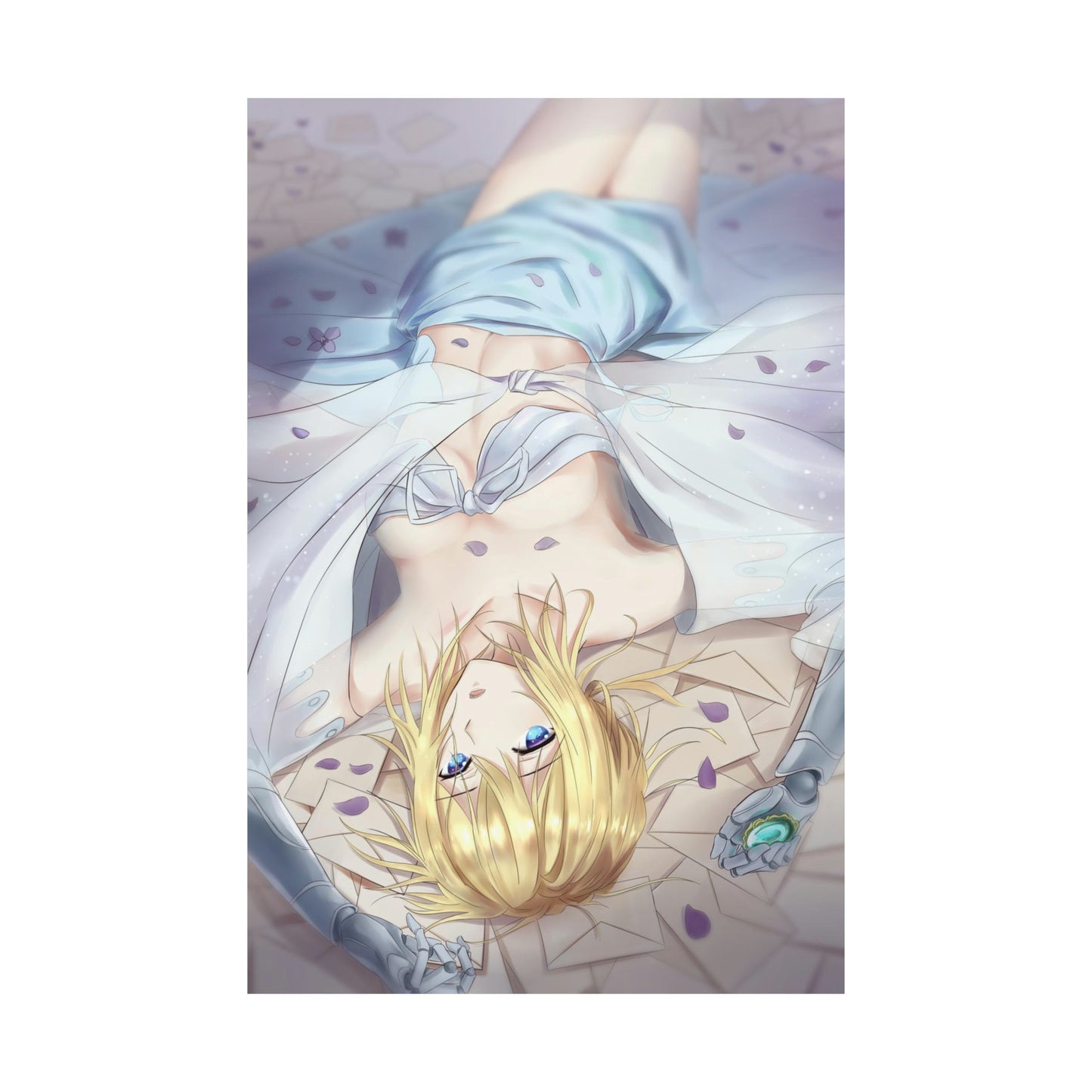 Violet Evergarden Poster - Sexy Anime Wall Art Decor - Premium Matte Vertical Poster - Ecchi Print