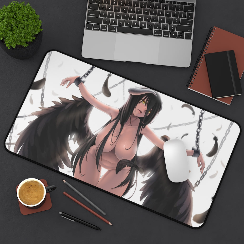 Overlord Sexy Mousepad - Nude Chained Albedo Anime Desk Mat - Ecchi Playmat