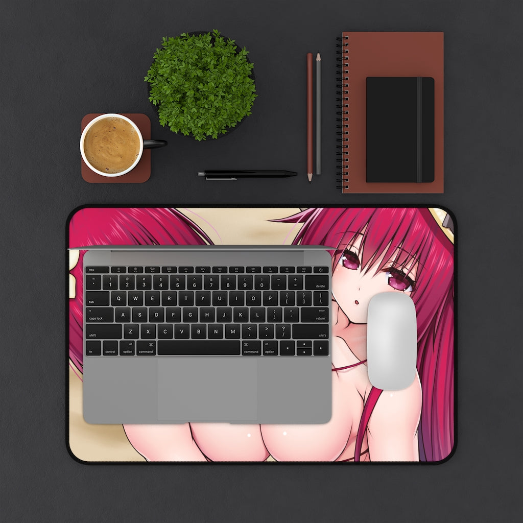 Sexy Anime Boobs Mousepad Doujin - Oppai Desk Mat - Big Gaming Mouse Pad - MTG Playmat