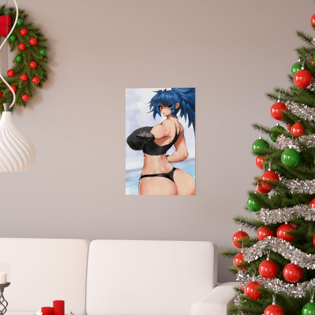 Leona Heidern The King Of Fighters Poster - Lewd Premium Matte Vertical Poster - Adult Wall Art