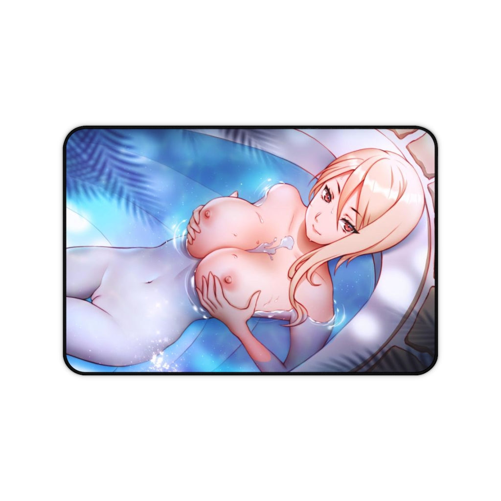 Food Wars Sexy Mousepad - Nude Alice Nakiri Hot Bath Desk Mat - Ecchi Playmat