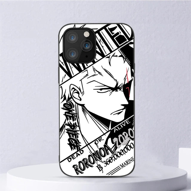 One Piece anime phone Case For iPhone 7 , 8 ,11, 12 - Soft flexible one piece anime phone cover