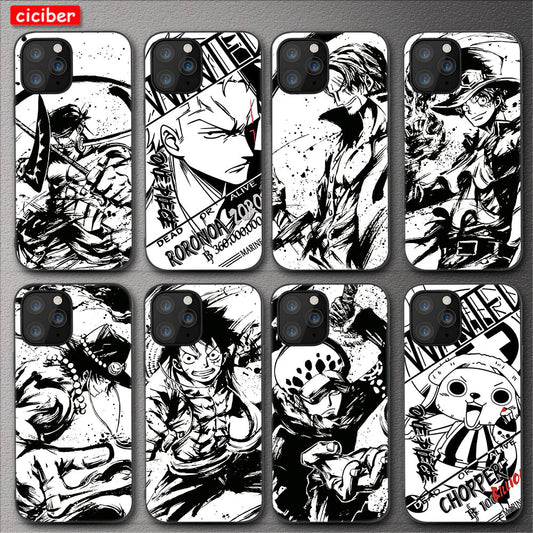 One Piece anime phone Case For iPhone 7 , 8 ,11, 12 - Soft flexible one piece anime phone cover