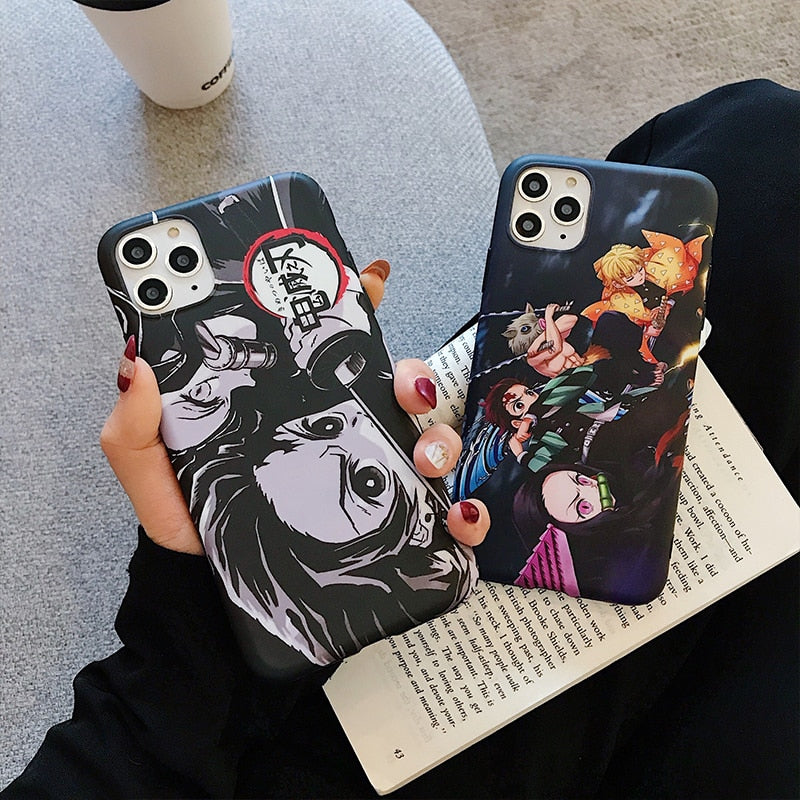 Anime Demon Slayer iPhone Case - for iPhone 12/11 Pro /X XS MAX/6 6s/7/8  - Anime Phone Case Silicone Back Cover