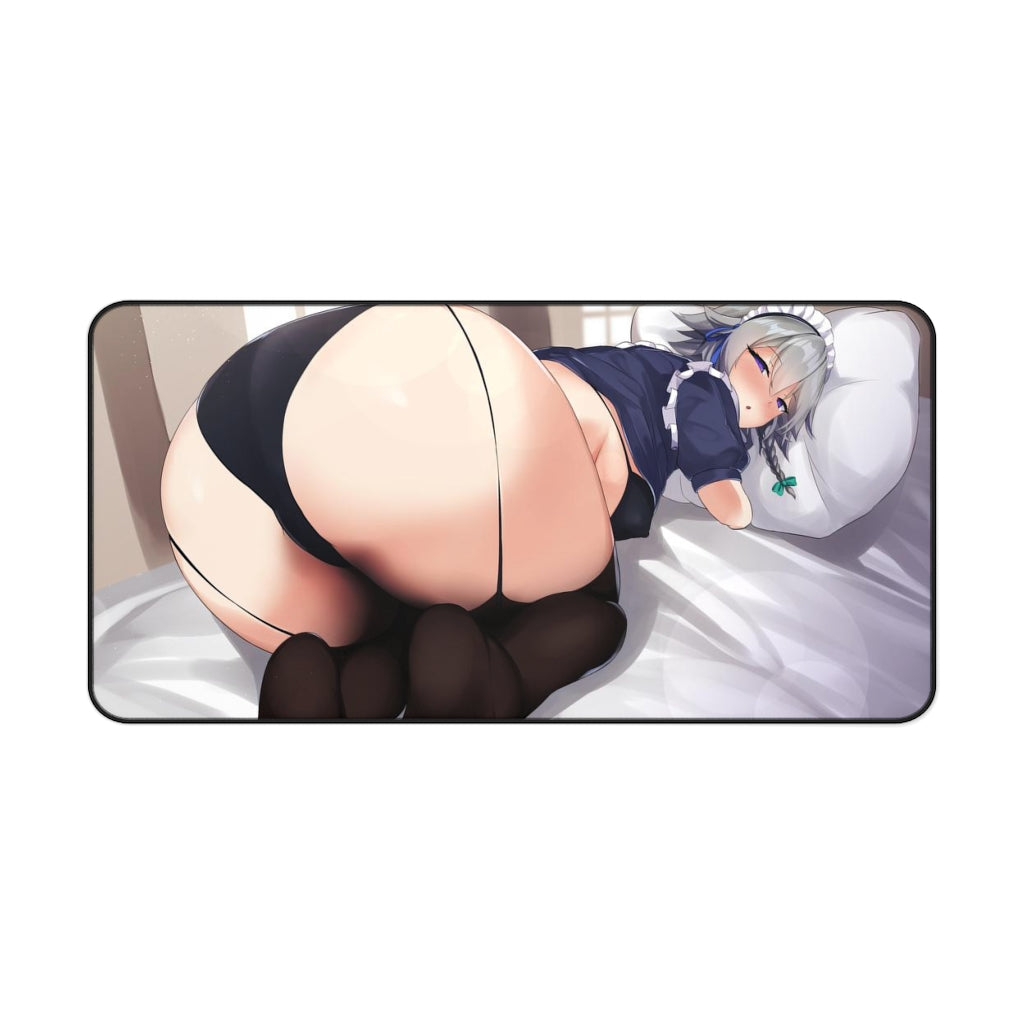 Touhou Sexy Mousepad - Huge Ass Izayoi Sakuya Desk Mat - Ecchi Playmat