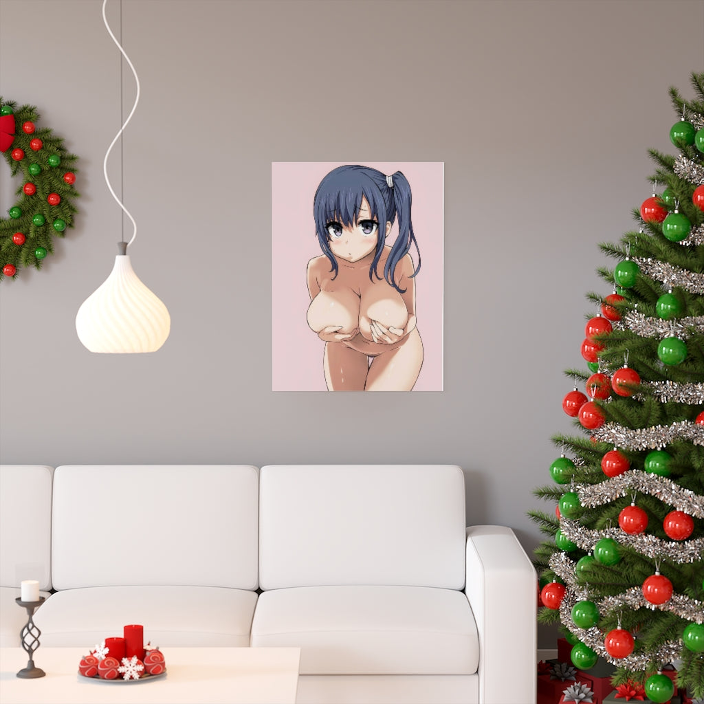 Nude Imai Midori Shirobako Ecchi Poster - Lewd Premium Matte Vertical Poster - Adult Wall Art