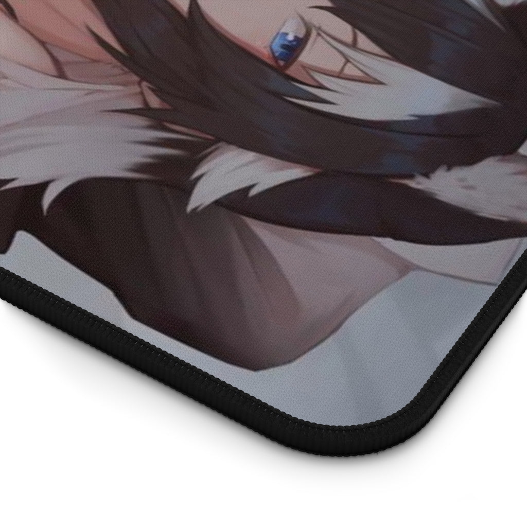 Nude Grey Wolf Kemono Friends Desk Mat - Non Slip Mousepad