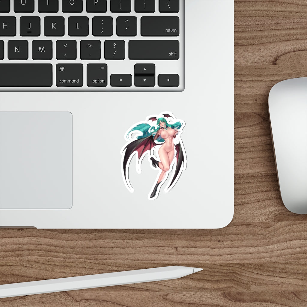 Morrigan Aensland Darkstalkers Hentai Nude Waterproof Sticker - Ecchi Vinyl Decal