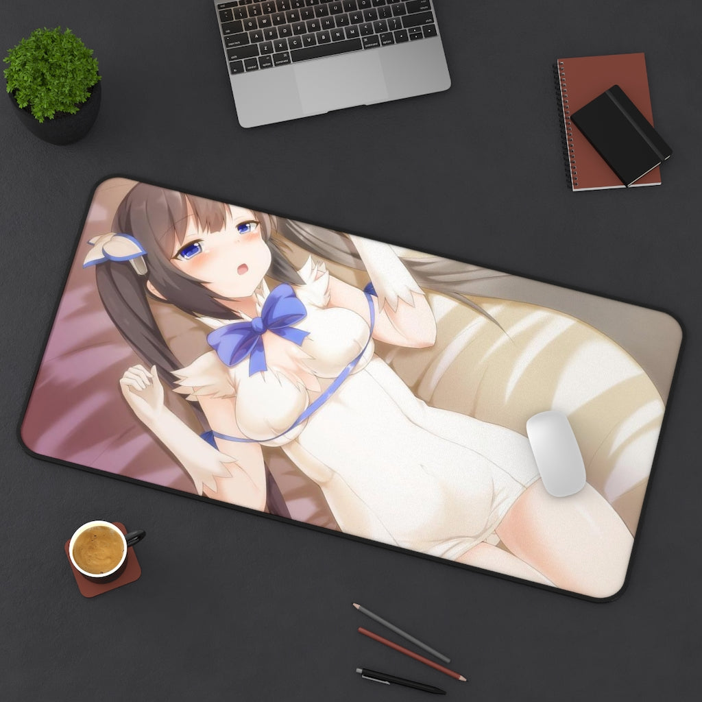 Danmachi Sexy Mousepad - Kawaii Hestia Anime Desk Mat - Ecchi Playmat - Is It Wrong To Try To Pick Up Girls In A Dungeon