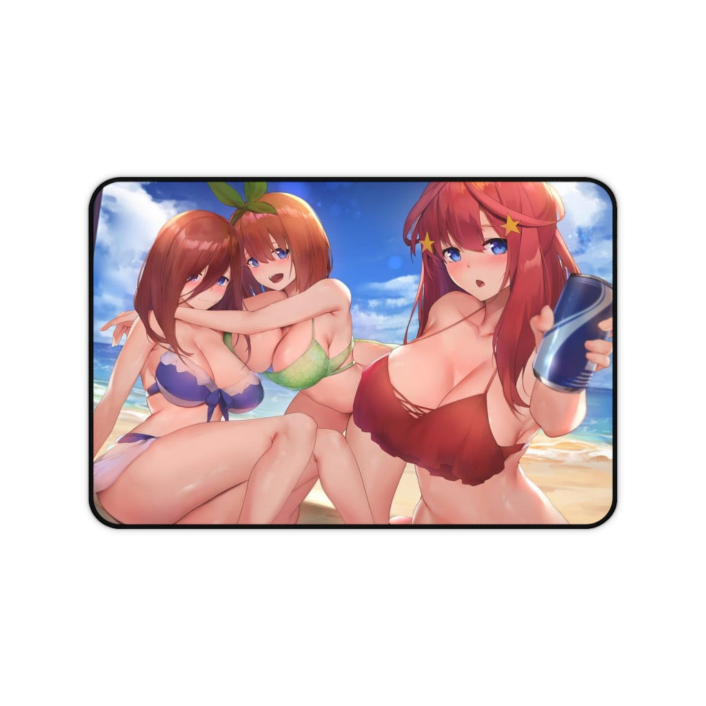 The Quintessential Quintuplets Mousepad - Ecchi Bikini Large Desk Mat - Kawaii Playmat