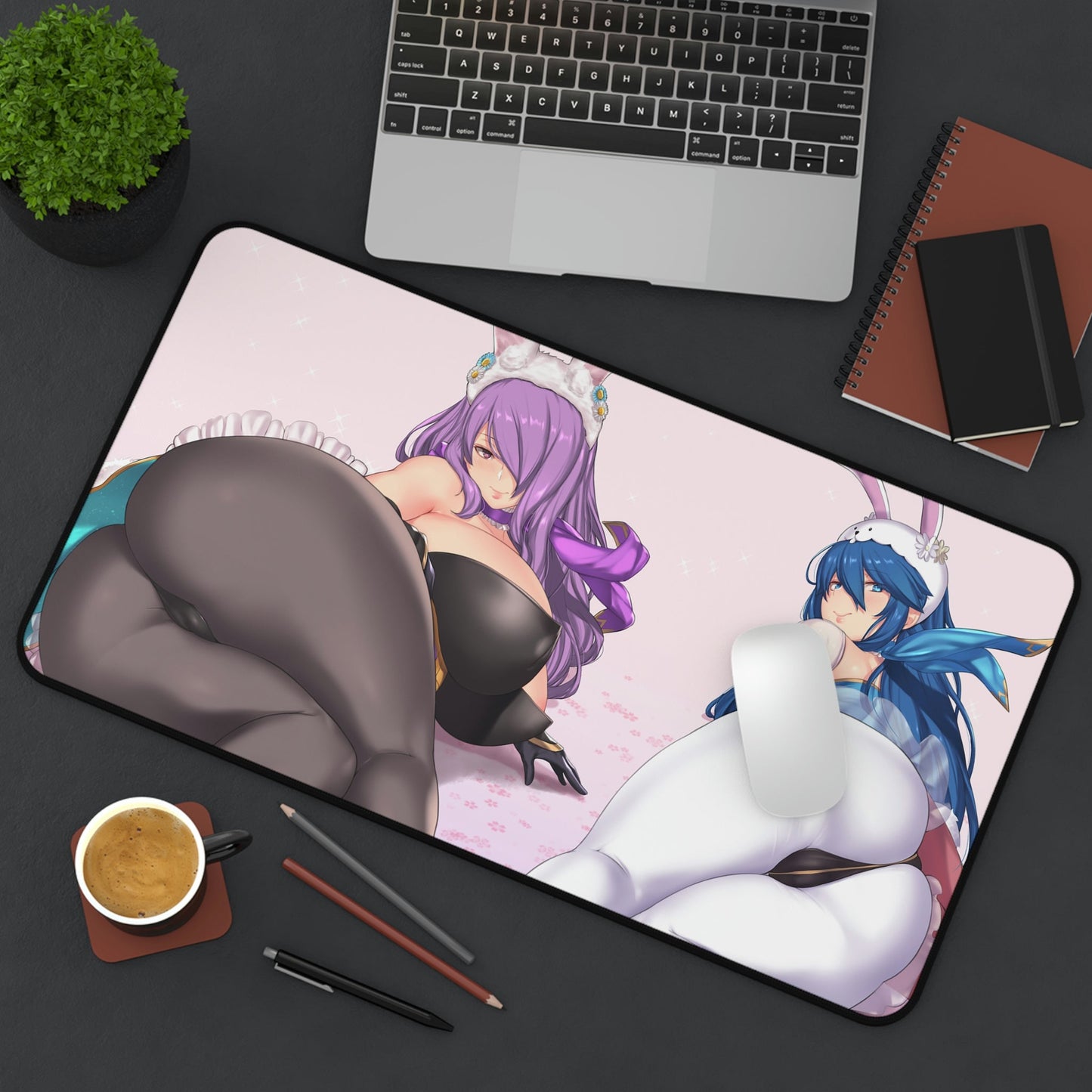 Fire Emblem Mousepad - Camilla And Lucina Bunny Girls - Large Ecchi Desk Mat - Mouse Pad - MTG Playmat