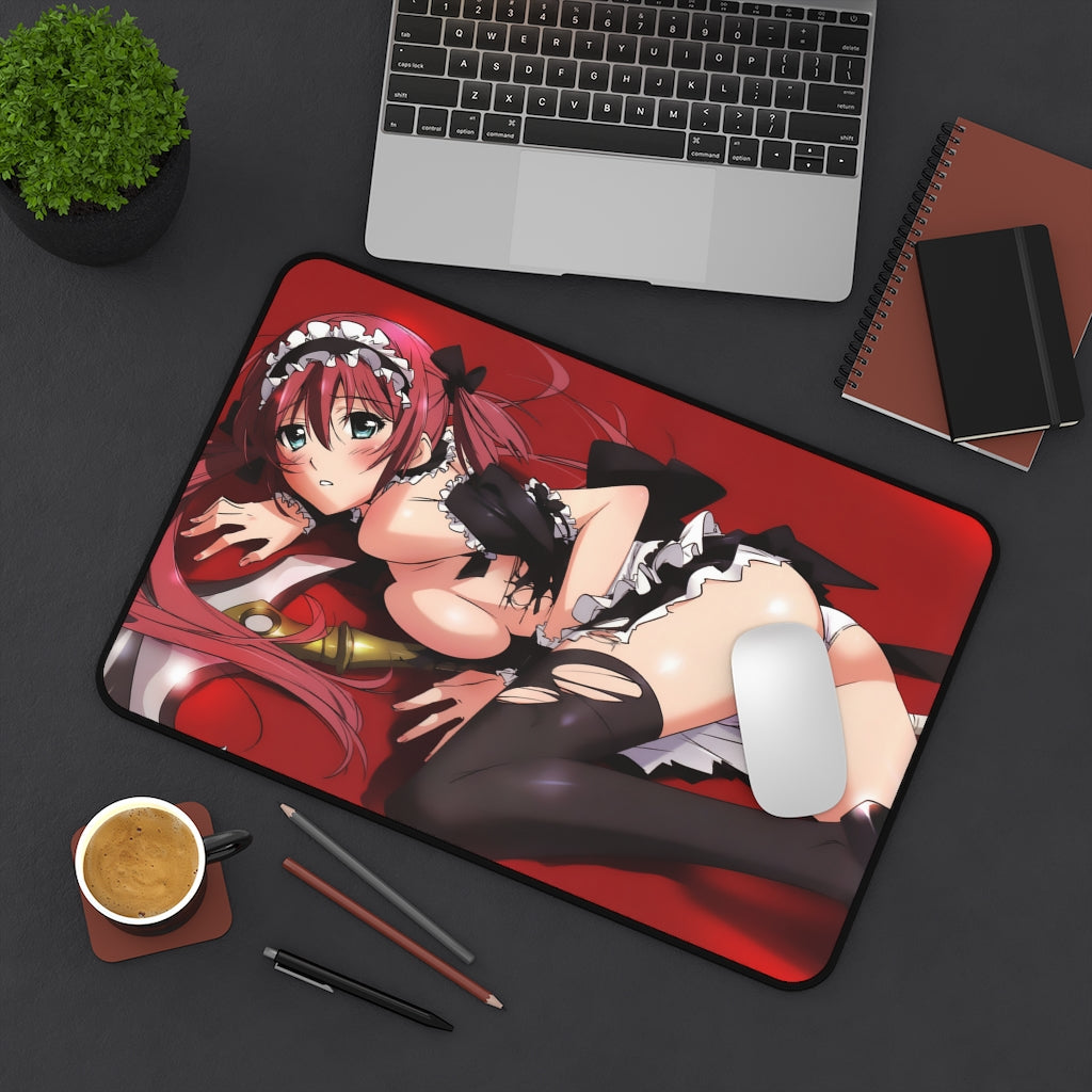 Sexy Airi Maid Queen's Blade Desk Mat - Non Slip Mousepad