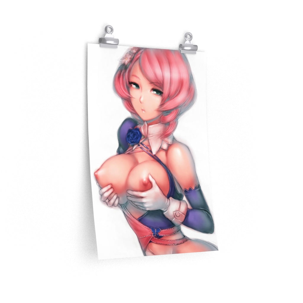 Alisa Boskonovich Tekken Poster - Lewd Premium Matte Vertical Poster - Adult Wall Art