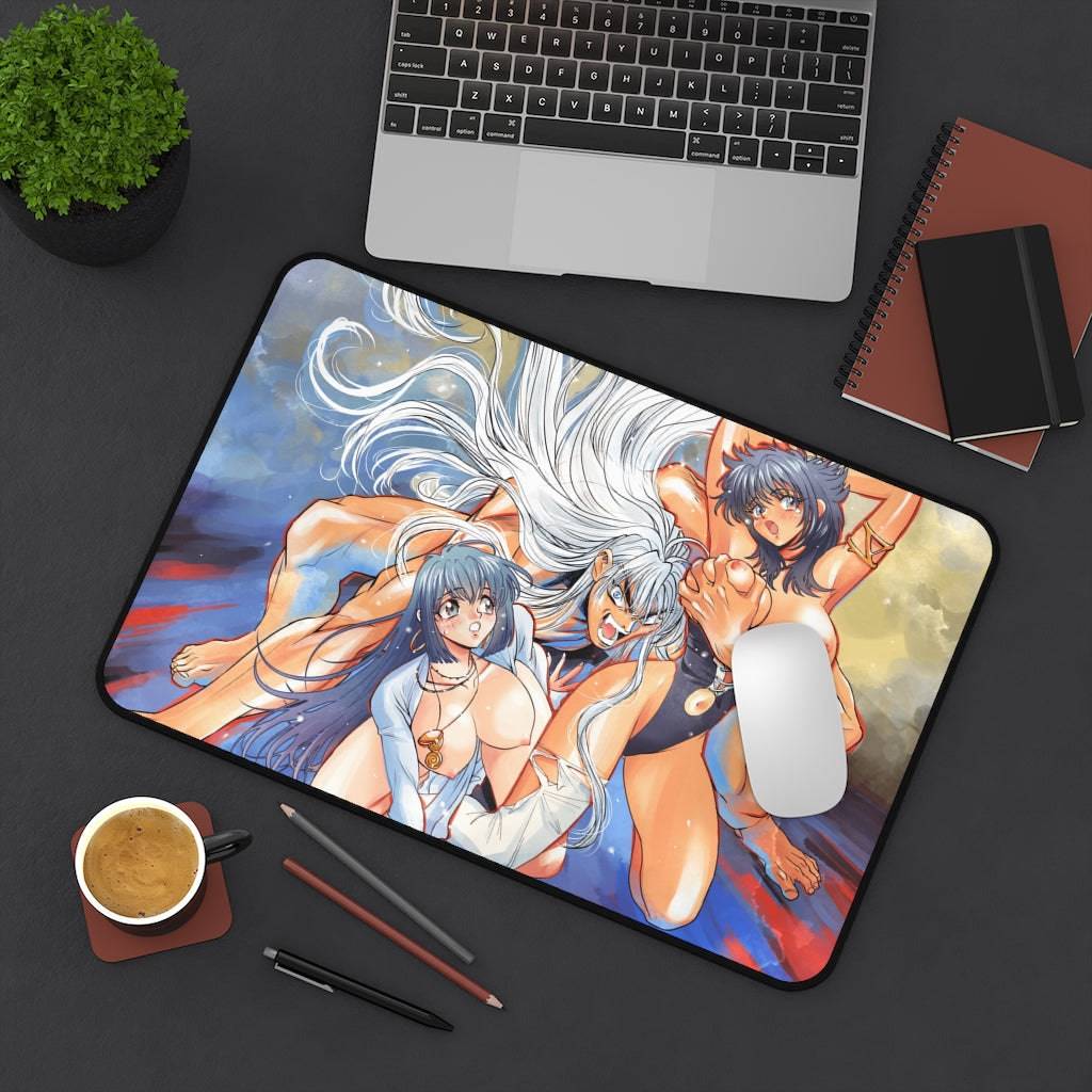 Bastard Dark Schneider Kai Harn And Sheila Tel Metallicana Nude Boobs Desk Mat - Ecchi Mousepad - Adult Playmat