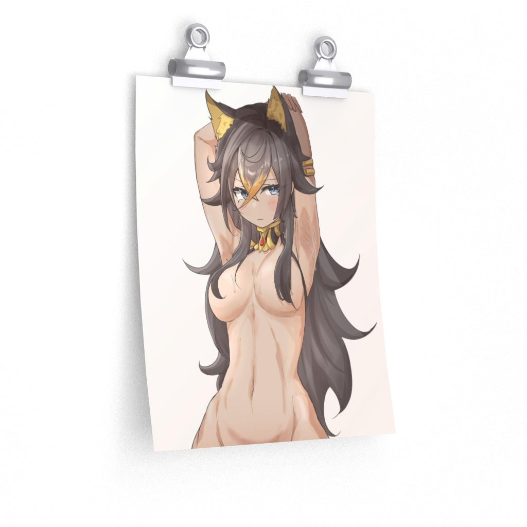 Nude Dehya Genshin Impact Poster - Lewd Premium Matte Vertical Poster - Adult Wall Art