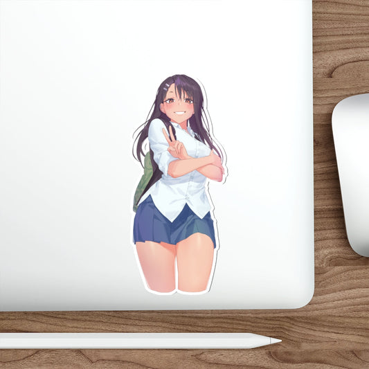 Nagatoro School Girl Waterproof Sticker - Ecchi Vinyl Decal