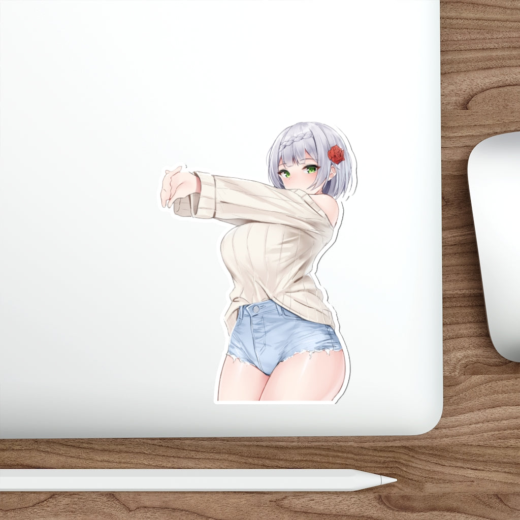 Genshin Impact Waterproof Sticker - Noelle Waifu Ecchi Vinyl Car Decal