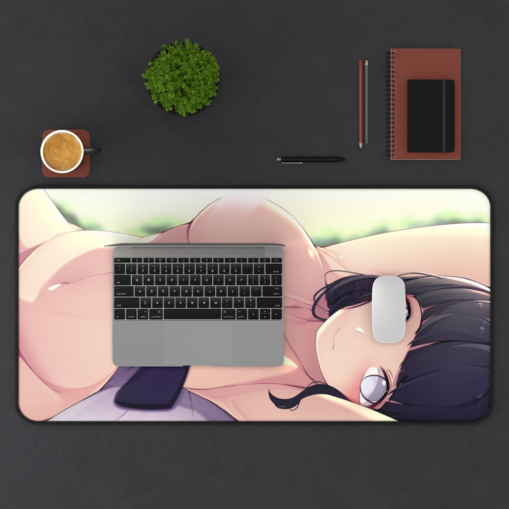 Nude Hinata Naruto Desk Mat - Non Slip Mousepad