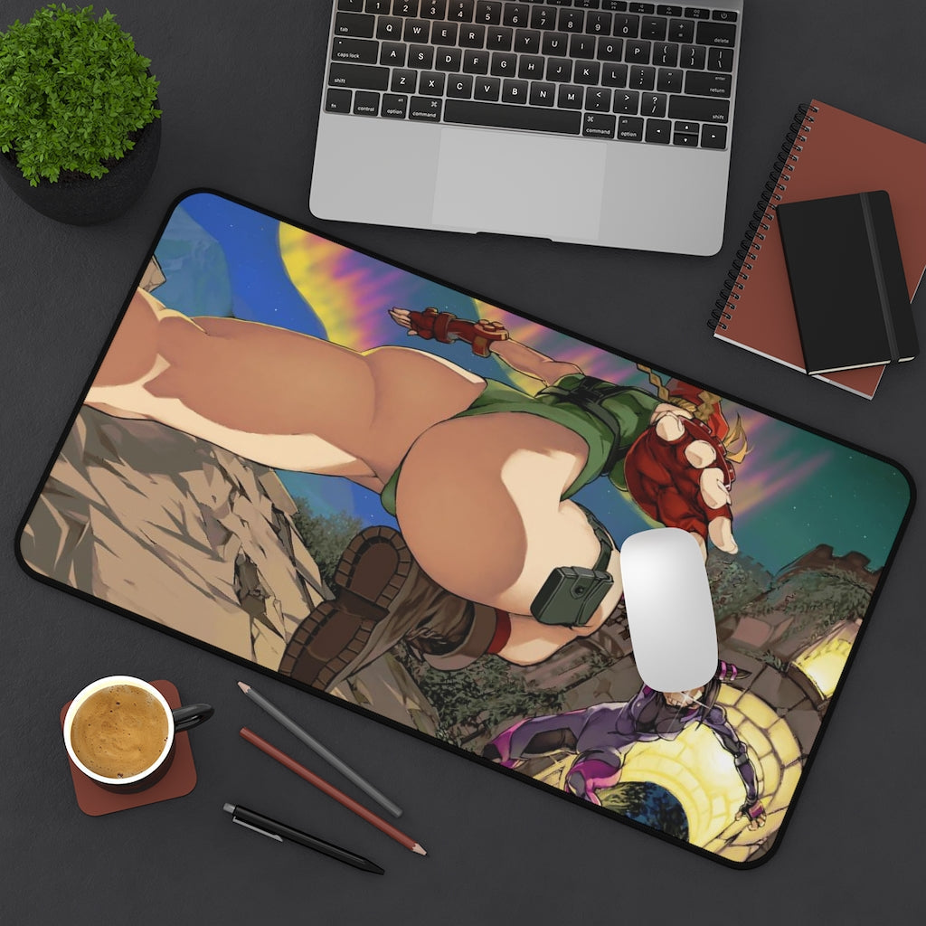 Cammy and Juri Street Fighter Ecchi Mousepad - Gaming Desk Mat